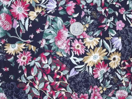 18 yds print cotton quilt fabric, floral prints quilting fabric lot 