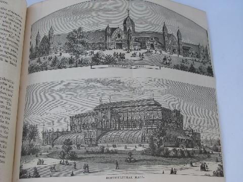 1876 US Centennial Exposition / World's Fair w/industrial, farm machinery engravings etc