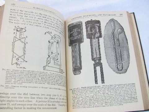 1925 Audel/Hawkins illustrated electrical guidebook, motors, dynamos, voltmeters etc.