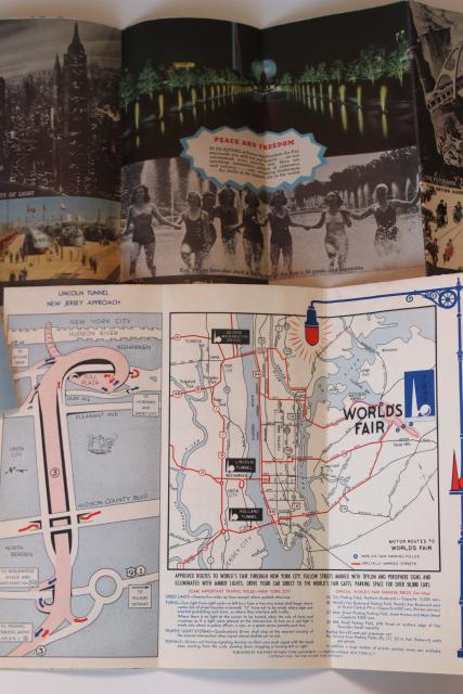 1939 1940 New York World's Fair paper ephemera, brochures, Futurama booklet etc.