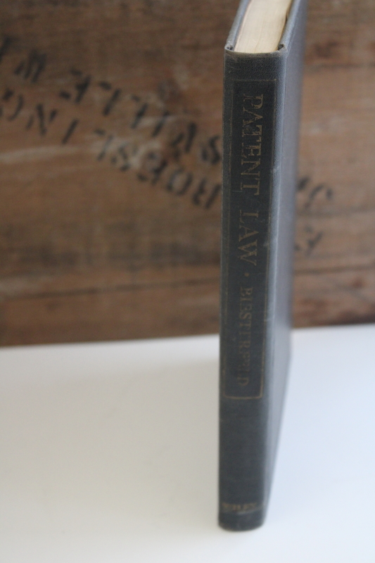 1940s Patent Law for Chemists and Engineers, vintage legal book for inventors, patent attorneys