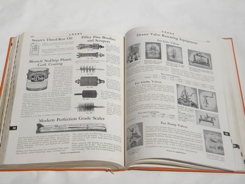 1940s vintage Crane plumbing supply catalog w/tools, asbestos advertising