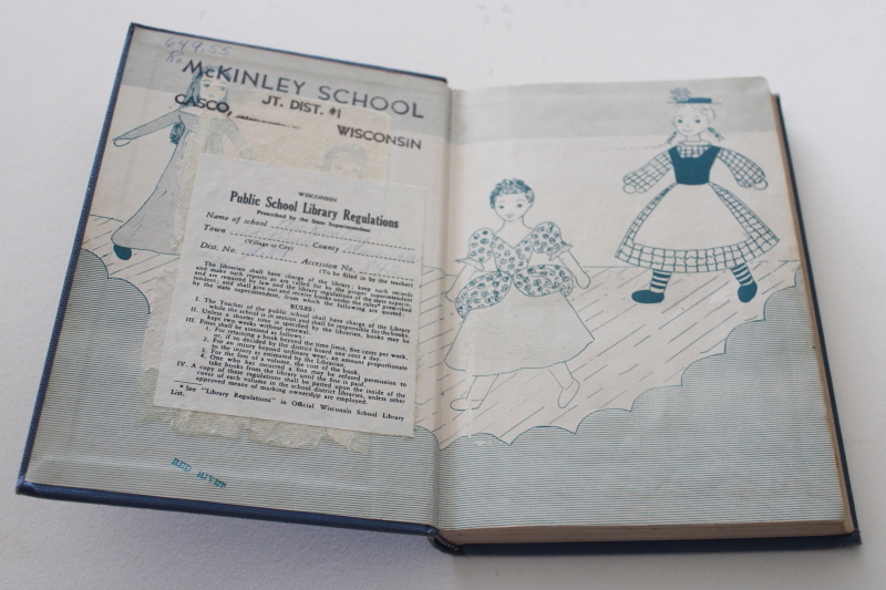 1950s vintage childrens book sewing doll clothes dollmaking w/ patterns