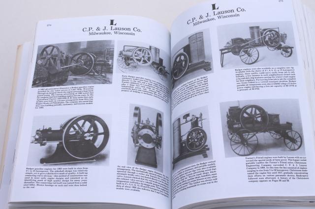 American Gasoline Engines Since 1872, makes & history w/ photos, collector's guide book