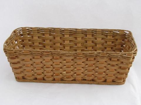 American made Kochbasket flower window box basket w/ heavy plastic planter