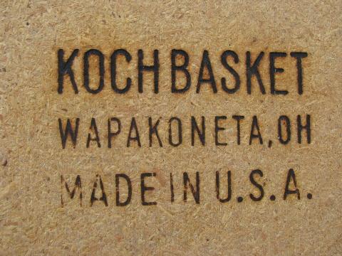 American made Kochbasket flower window box basket w/ heavy plastic planter
