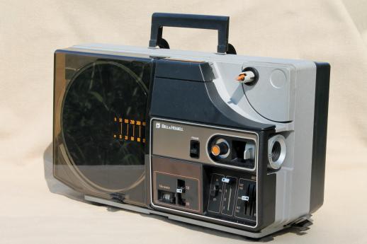 Bell & Howell QX80 film projector, retro vintage 8mm & super 8 reel to reel movie projector