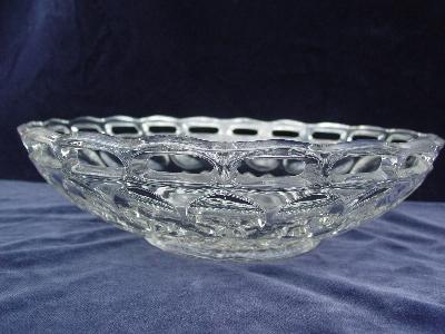 Coinspot pattern glass, large bowl