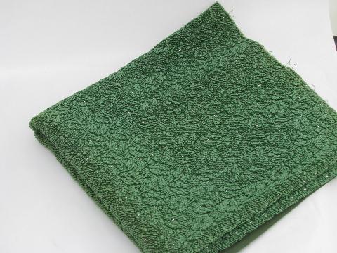 Eames era mid-century vintage cut leaf pattern loop texture upholstery fabric