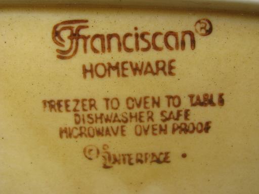 Franciscan homeware pottery, golden harvest bounty gold wheat platter