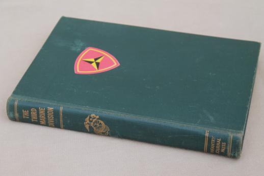 History of 3rd US Marine Division in WWII, 1948 1st edition, lots of photos
