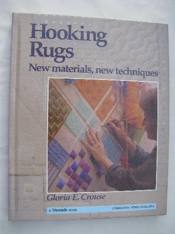 Hooking Rugs, vintage hooked rug instruction / technique book