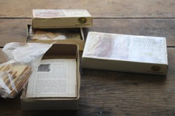 House of Miniatures kits lot sealed packages, historical furniture reproductions dollhouse 1 to 12 scale