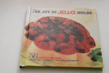 Joy of Jello Molds, contemporary cook book vintage recipes  new gelatin desserts  salads