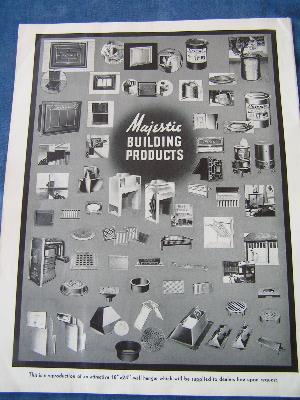 Majestic Home Products catalog 1930s
