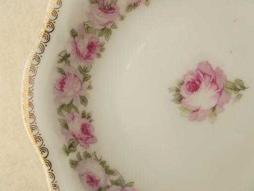Mignon floral vintage china berry bowls set of 12, Z S & Co Bavaria