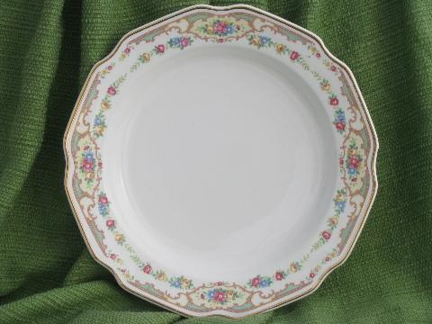 Mt. Clemens pottery Mount Clemens Mildred, 10 inch china dinner plates