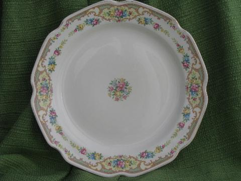 Mt. Clemens pottery Mount Clemens Mildred, lot of 4 china plates