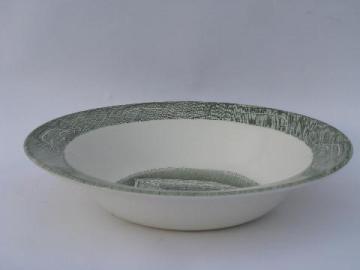 Old Curiosity Shop pattern china, vintage Royal transferware, 10'' serving bowl