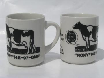 Roxy, Queen of the Holstein Breed, lifetime record cow coffee mug