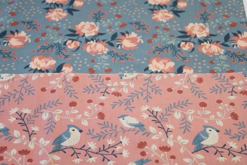 Teagan White prints Birch Fabrics cotton, woodland animals, girls, trees  flowers
