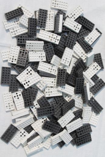 Tipovers motion blocks domino game bricks, set of 150 plastic toppling dominos