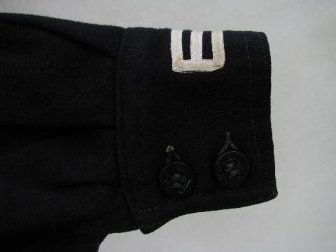 WWII era US Navy sailor wool dress blue uniform jumper