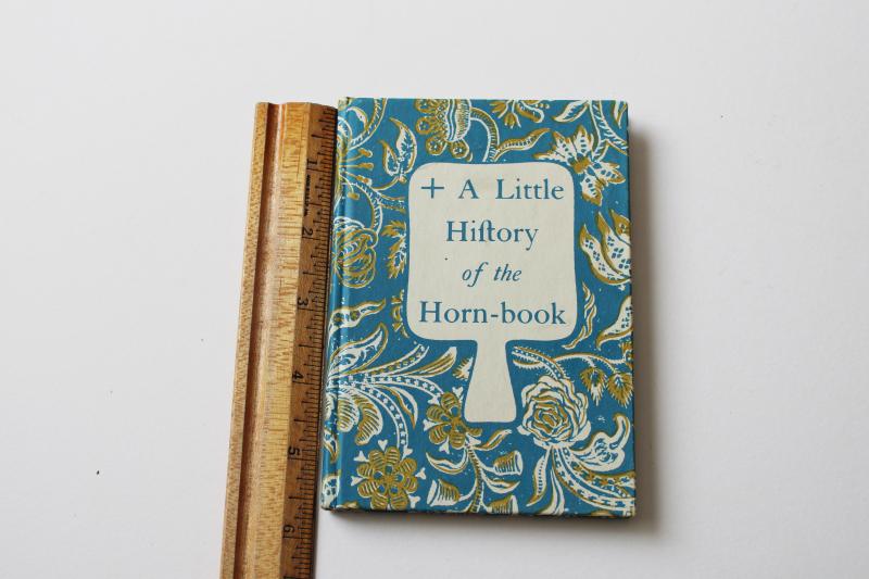 a Little History of the Horn Book 1960s printing first published 1942