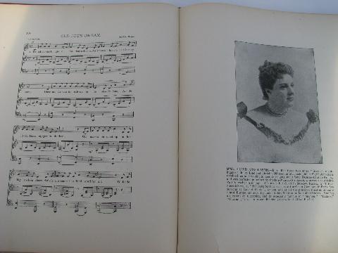 antique 1800s song book, The World's Brightest Gems of Music