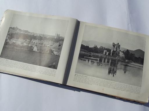 antique 1890s Ireland photos book, Irish villages and city view photographs
