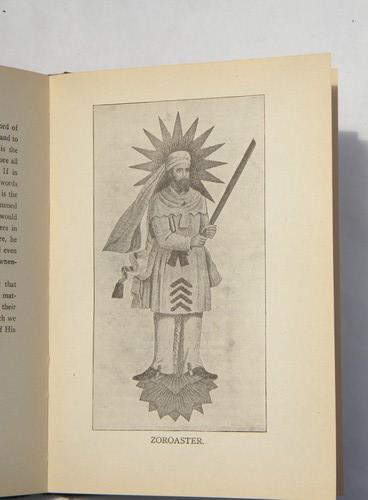 antique book on the people&customs of Persia/Iran w/gilt art binding