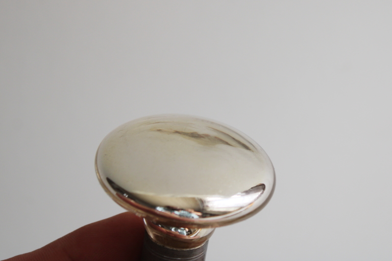 antique mercury glass knobs, drawer pulls or cabinet doorknobs 1800s vintage Victorian hardware
