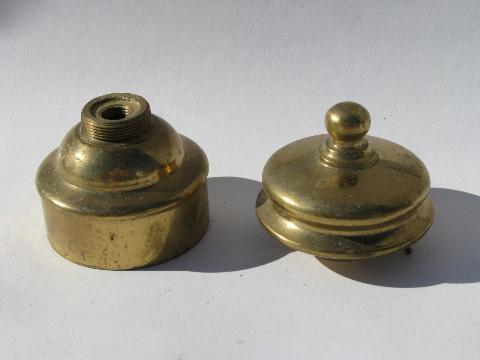 antique vintage lighting & lamp replacement/restoration parts solid brass
