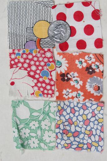 authentic vintage fabric prints charm square quilt block pieces for patchwork quilts