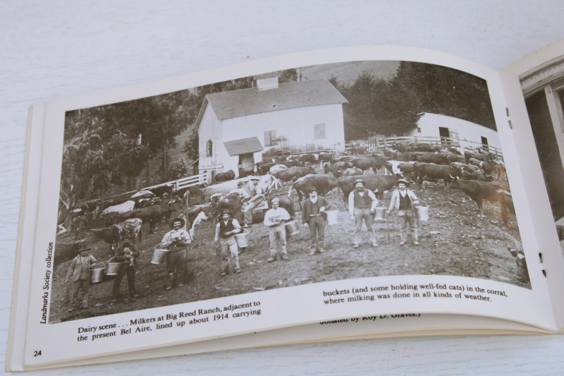 book of antique photos Tiburon San Francisco Bay Marin County California vintage black  white photography