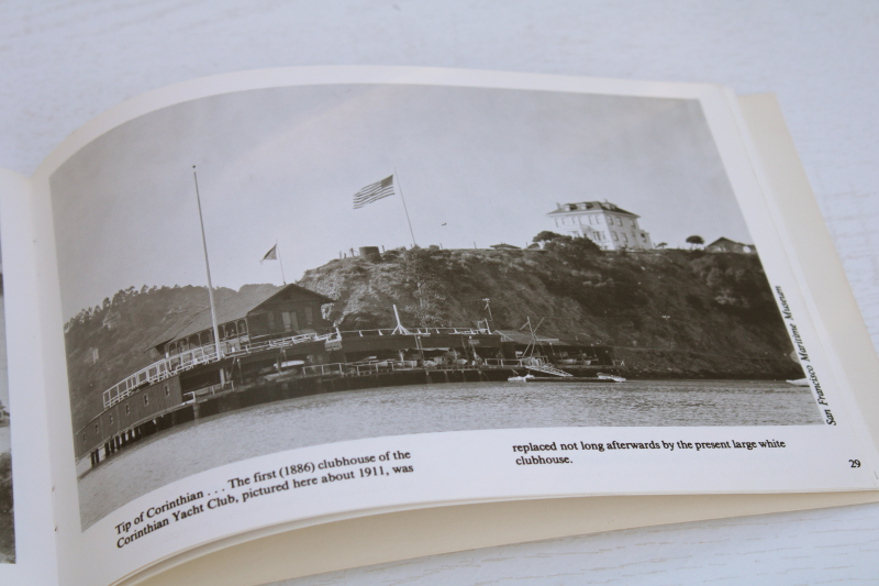 book of antique photos Tiburon San Francisco Bay Marin County California vintage black  white photography