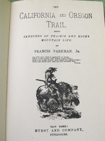 early 1900s history of western expansion, Califonia and Oregon Trail