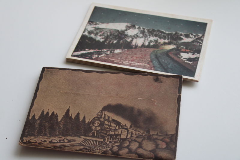 early 1900s photos of the Moffat Road railway Colorado Rockies scenery antique photo prints