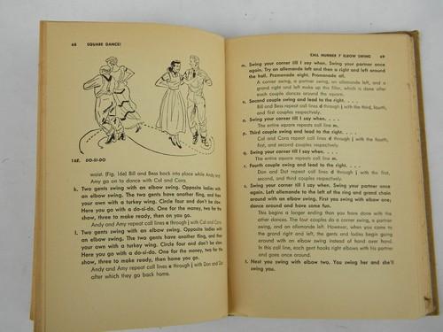 early 1950s vintage country western square dance book w/steps and calls