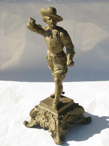 antique spelter figures