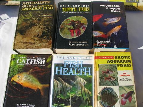 huge lot of books on breeding & raising exotic tropical aquarium fish