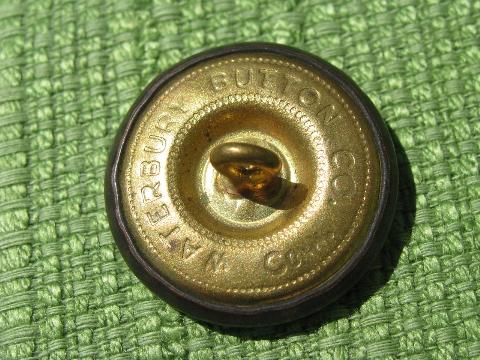lot WWII vintage bronze US Marine Corps uniform buttons Waterbury