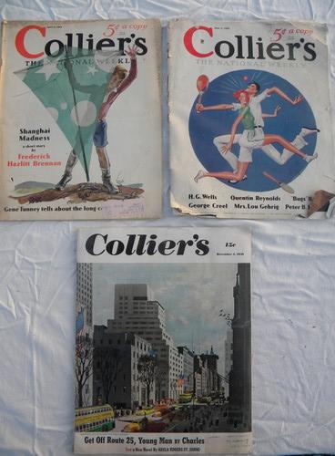 lot assorted 1930s vintage Collier's/Woman's Home Companion advertising+