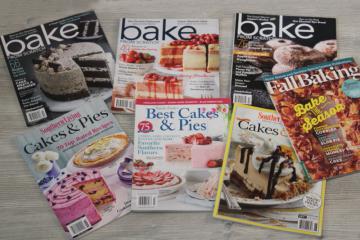 lot baking magazines, back issues Bake From Scratch, Southern Living Cakes  Pies specials