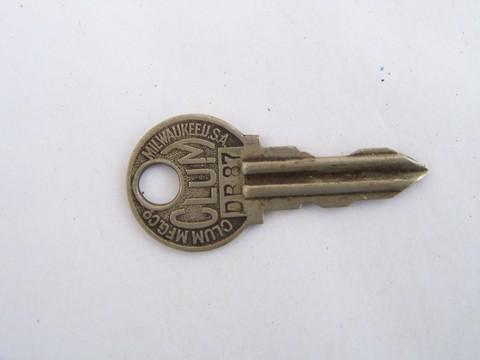 lot of 10 ornate old & vintage brass keys for padlocks etc Chicago Lock