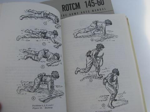 lot of 1960s Vietnam vintage, US Army ROTC manuals, small unit tactics+