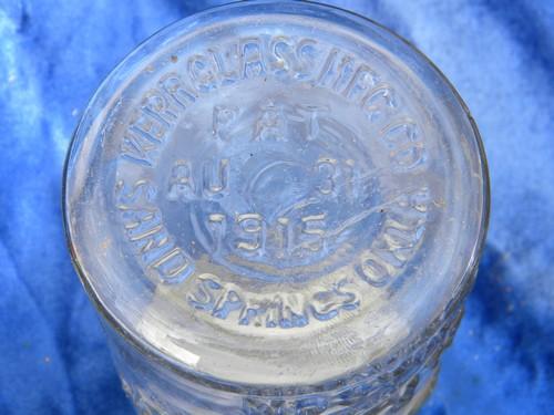 lot of assorted old glass canning mason jars, Kerr, Atlas 1915 patent