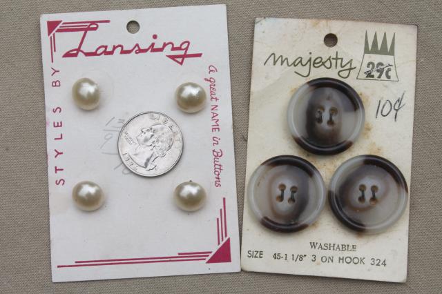 lot of vintage buttons, rhinestone diamond dress buttons, bakelite coat buttons