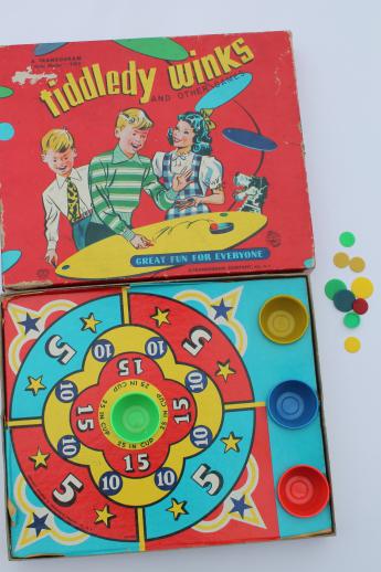 lot of vintage children's games, board game sets & pieces for crafts or replacement parts