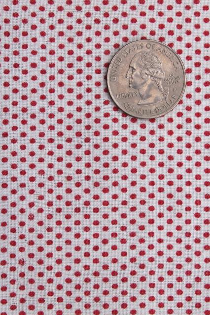 lot vintage cotton print feedsacks, red white blue feed sack fabric for quilting etc.
